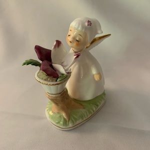 Enesco Angel smelling flower figurine